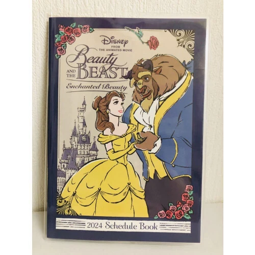 BEAUTY AND THE Beast 2024 Schedule Book B6 Size Notebook Disney 29.32