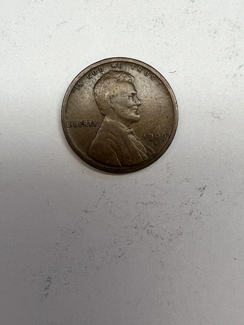 Beautiful 1909-S Lincoln Wheat Penny Estate Collection Coin A Nice One To Own.
