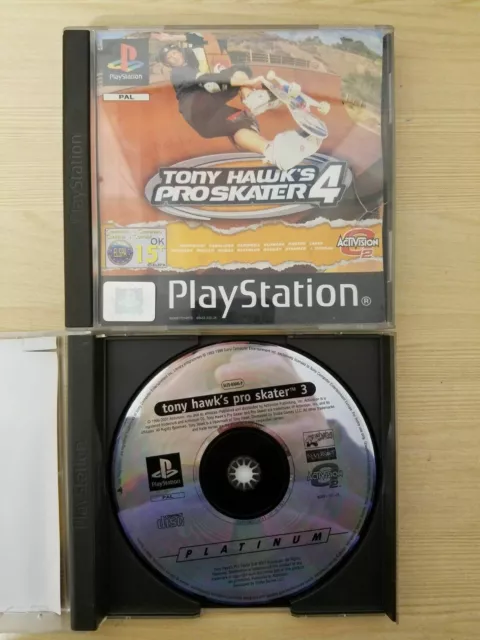 Tony Hawks Pro Skater 3 & 4 Bundle Sony Playstation 1 PS1 PAL Tested READ DESC