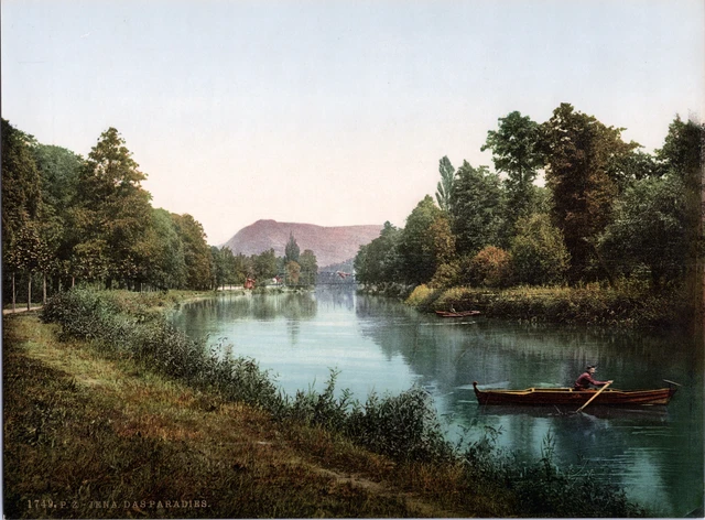 Photoschrome DEUTSCHLAND, JENA. PARADIES. vintage print photochromie, vintage ...