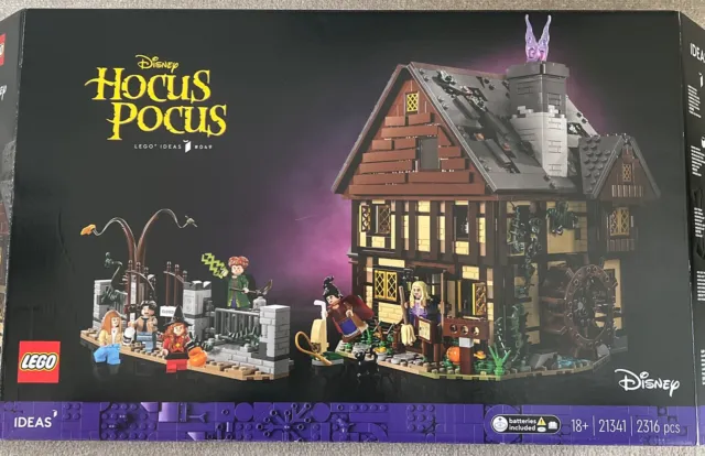 LEGO Ideas: Disney Hocus Pocus: The Sanderson Sisters' Cottage 21341 Box Only 📦