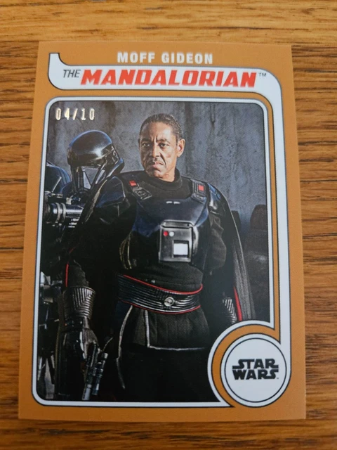 Topps Throwback Thursday Moff Gideon Image Var #92 Bronze 04/10 The Mandalorian