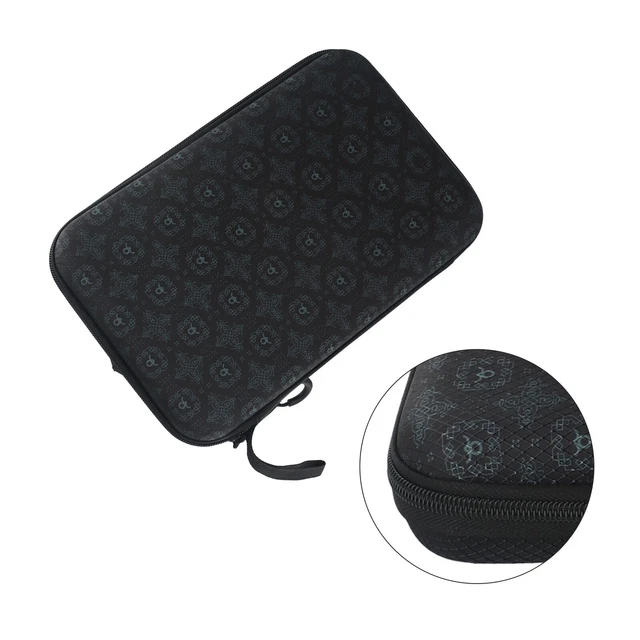 Lioobo Custodia Impermeabile Per Racchetta Da Ping Pong – Borsa In Nylon Con Tasca Per Palline, 29.5x19.5x5.5 Cm, Nero - 2