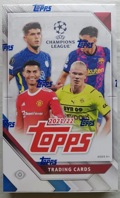 Topps UEFA Ligue des Champions Collection Football Hobby Box 2021-22