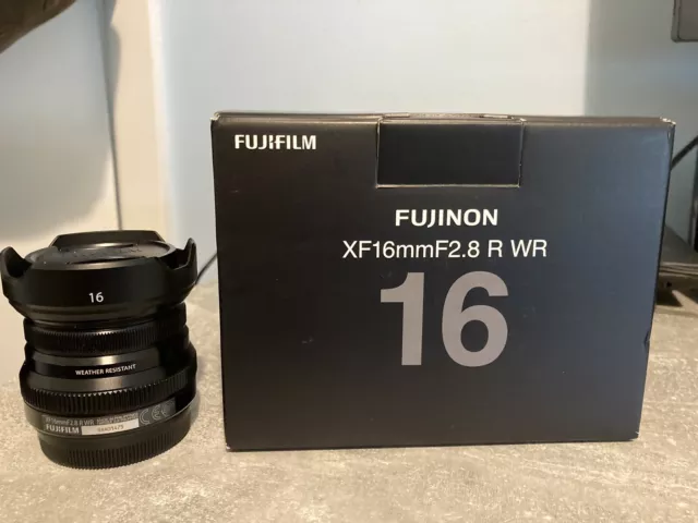 Fujifilm Fujinon XF16mm F2.8 R Weather Resistant Lens - Black