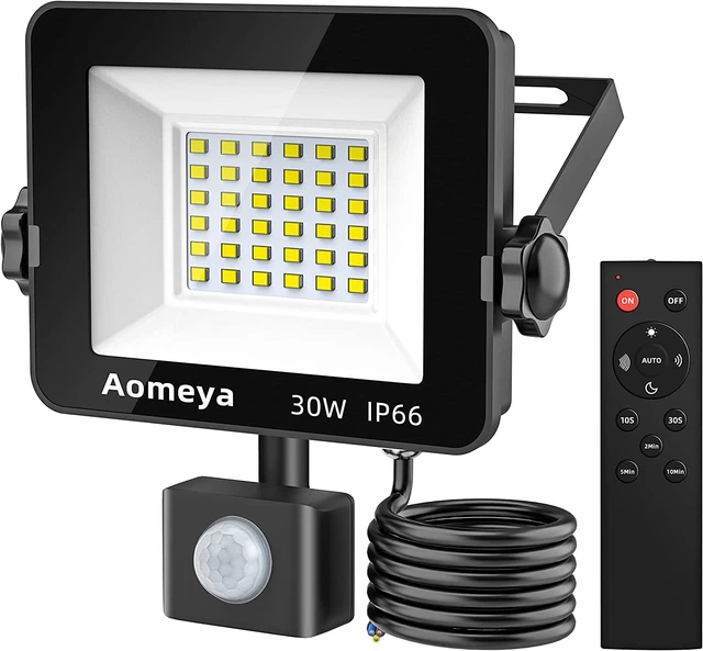 Motion  Sensor  Outdoor  Security  Light ,  30W  3000  Lumen  LED  Floodlights