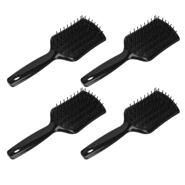 4Pcs Vented Hair Brush Smoothing Paddle Detangling Brush For Blow Drying Wet SMO