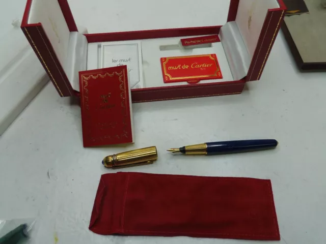 Pen Stylo Plume  Coffret Cartier Pasha