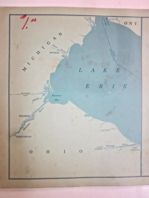 Recreational Watercraft Lake Erie Nautical Chart 1970  Army Corps of Engineers 3