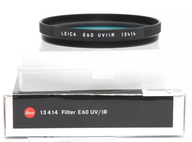 Leica Filter E60 UV/IR black 13414 ORIGINAL LEICA PRODUCT NEW Old Stock