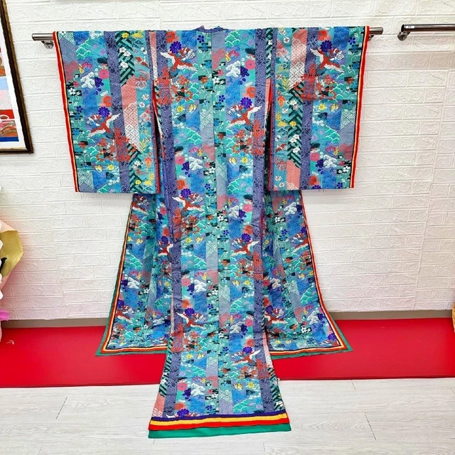 Japanese Kimono Uchikake Wedding Pure Silk  japan 230