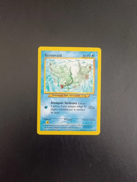 Carte Pokémon Rémoraid 80/105 Commune Neo Destiny Wizards FR EXC