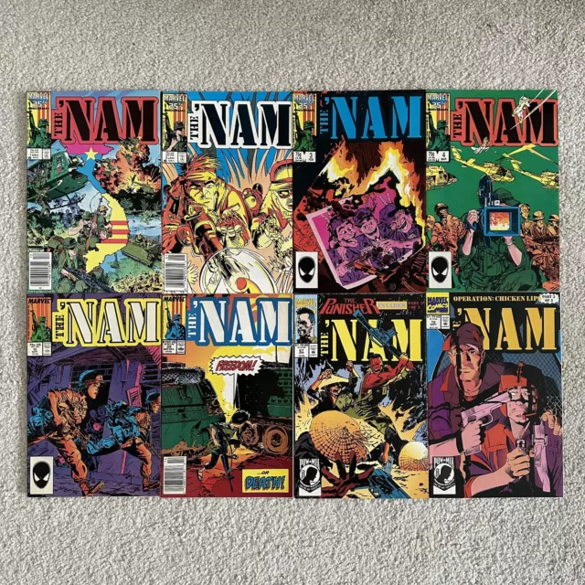 Marvel Comics The 'Nam #1 2 3 4 10 39 67 72 Vietnam War Series 1986 Punisher