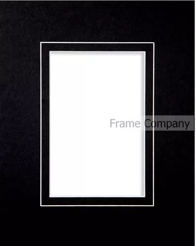 Packs of 10* Black White or Ivory Picture Photo V Groove Mounts