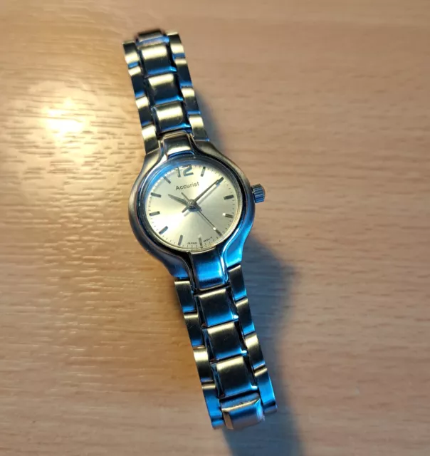 ACCURIST LADIES STAINLESS steel watch in very good condition 0.99 PicClick UK