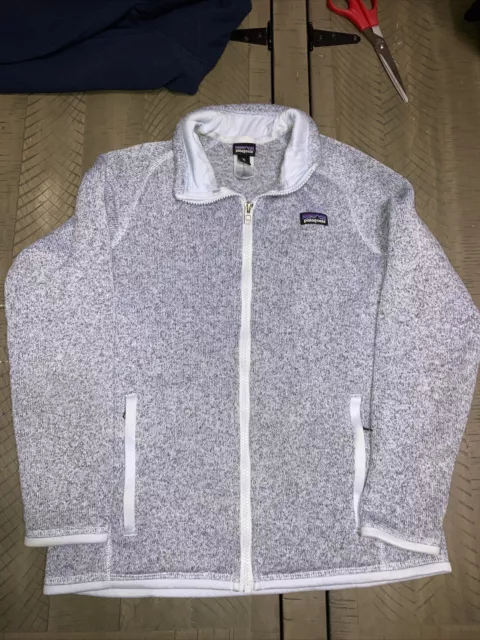 PATAGONIA KIDS' BETTER Sweater Fleece Jacket Mulch Brown Sz XL 14 $25. ...
