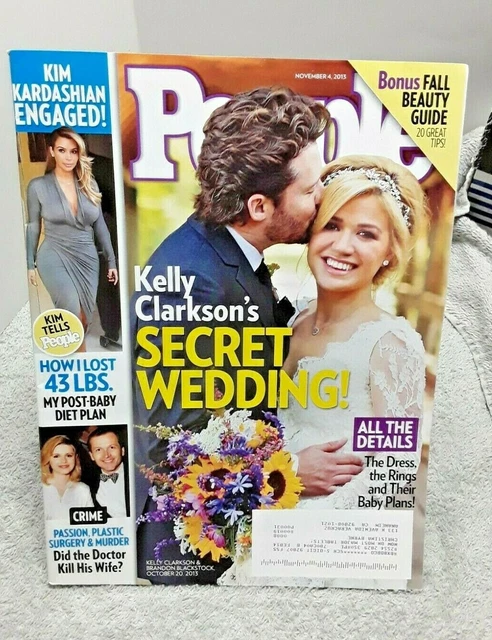People Magazine November 2013 Kelly Clarkson Wedding