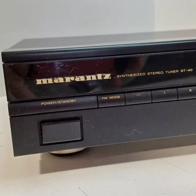 Marantz 74ST40 Synthesized Stereo Tuner TESTED AM/FM Remote Control 3