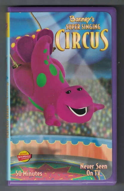 New Barney Super Singing Circus Vhs 2000 Hardshell Case Sealed 19 New Barney Super Singing Circus Vhs 2000 Hardshell Case Sealed 19