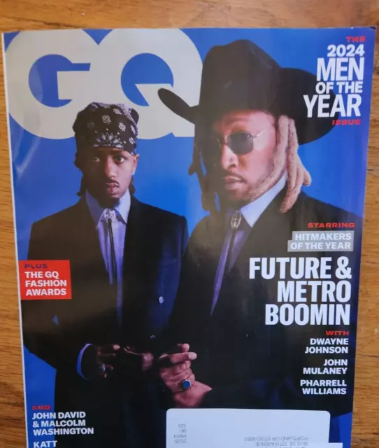 GQ REVUE DÉCEMBRE 2024 Janvier 2025 Futur & Métro Boomin EUR 9,11
