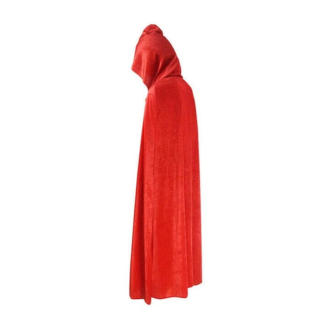 Mantello gotico con cappuccio sciolto elfo carnevale mantelli di Halloween mantelli abito bambini giocattolo X1