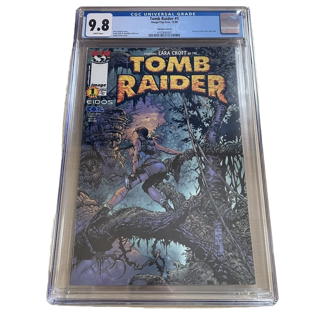 TOMB RAIDER: THE SERIES #1B CGC 9.8 (DAVID FINCH VARIANT) Top Cow Image 1999