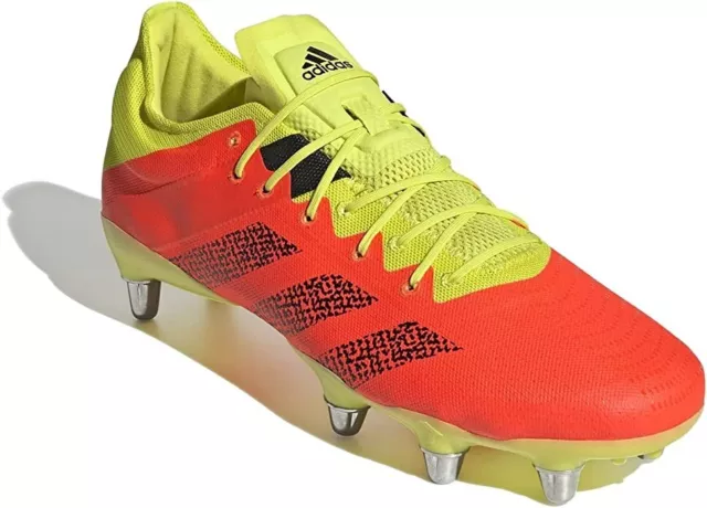 adidas Kakari Z.0 Soft Ground Rugby Boots Sizes 6-10.5 Red RRP £170 FZ5360 3
