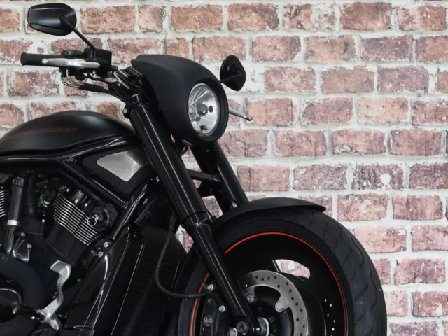 BATRIDE Gabelcover Harley Davidson V-Rod / VRSC / Night Rod schwarz glanz