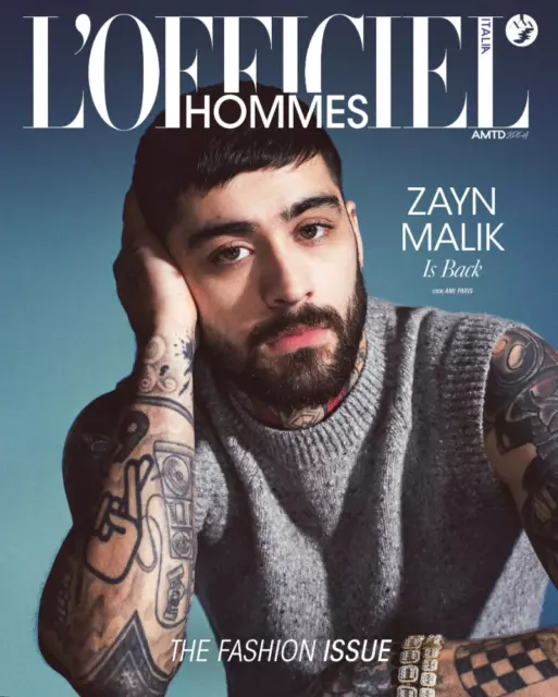 ZAYN MALIK L'OFFICIEL Hommes ITALIA Magazine April 2024 BRAND NEW