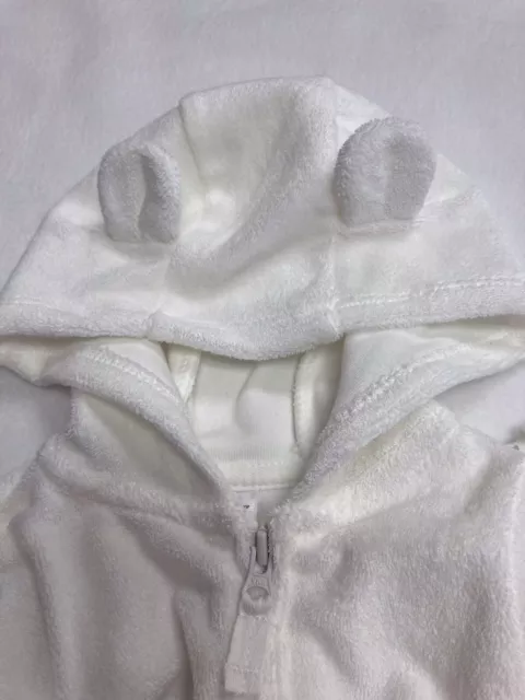 Newborn baby boy/girl 3 pc Carter's terry hoodie,pant, bodysuit cloud applique 3