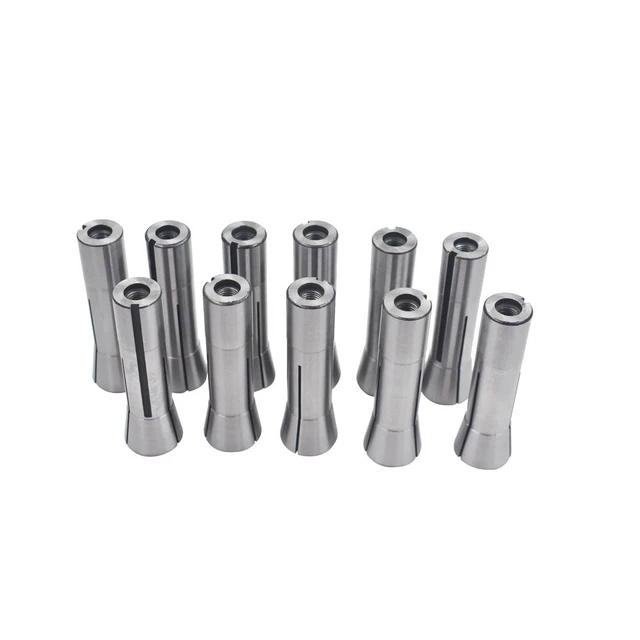 R8 Collet 11 Pc Set 1/8" 3/16" 1/4" 5/16" 3/8" 7/16" 1/2" 9/16" 5/8" 11/16" 3/4"