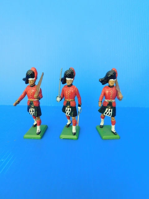 Lot De 3 Soldats Russes Starlux - Armée étrangère, Seconde Guerre Mondiale, 1:32