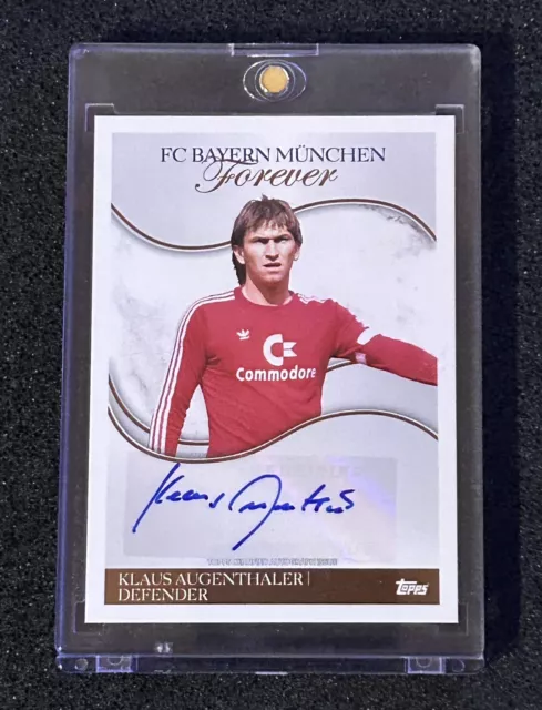 Topps FC Bayern Forever 23/24 - Klaus Augenthaler Base Autograph - Legends Auto