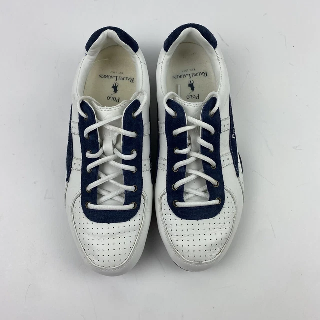 Polo Ralph Lauren Women’s Leather Sneakers Shoes Sz 7B