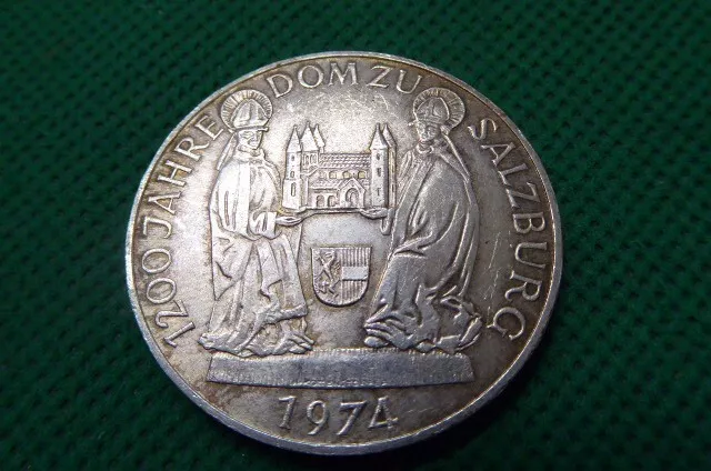 Austria , Silver 50 Schilling , 1974  (R799)