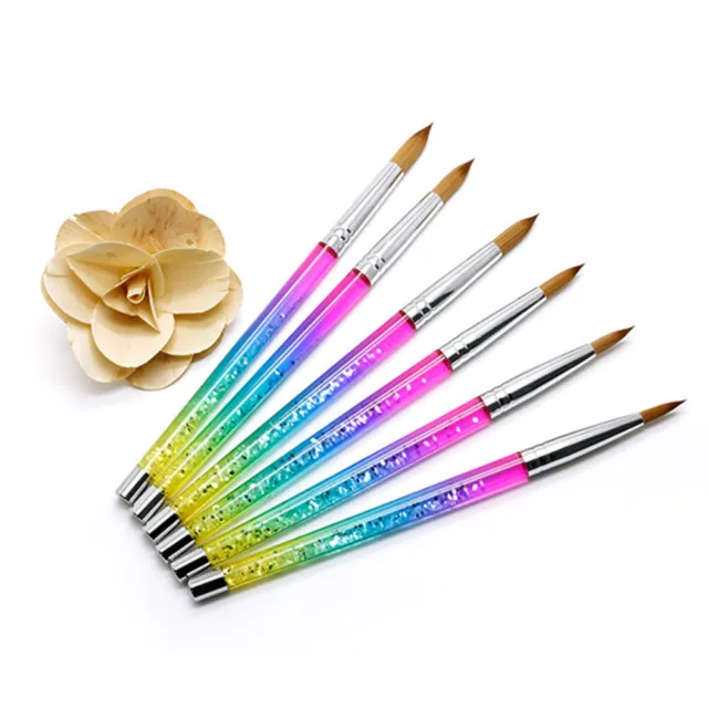 Kolinsky Acryl Nagelpinsel Kunst Magic Rainbow Gradient Draw Polish Pen Maniküre