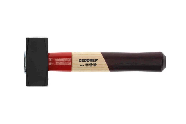 GEDORE Bleu Massette Bande Rouge - Plus Avec Manche de Frêne, 1000 Gramme