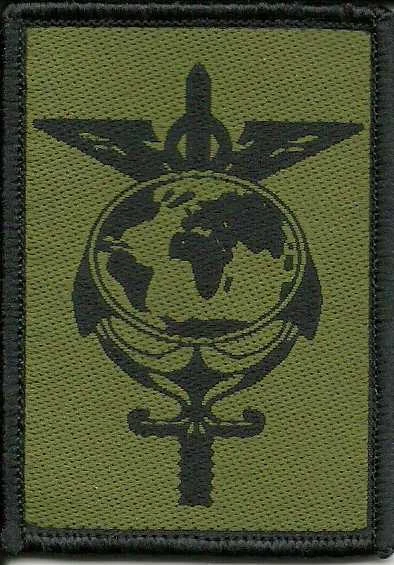 INSIGNE TISSU, PATCH MILITAIRE ETAT MAJOR NEERLANDAIS BASSE VISIBILITE