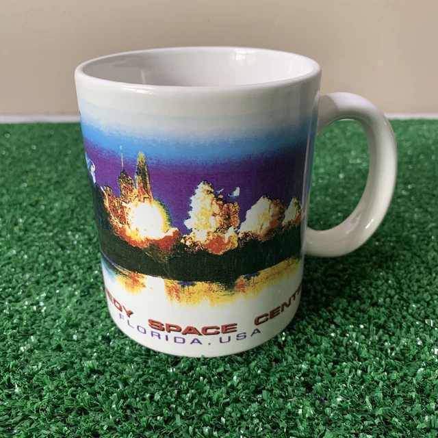 Vintage Kennedy Space Center Coffee Mug Florida NASA