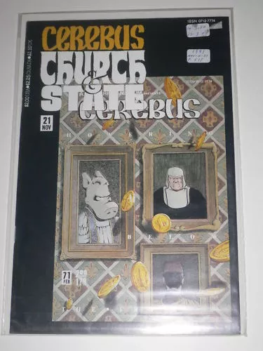 Cerebus Church & State #21 VF Aardvark Vanaheim November Nov 1991