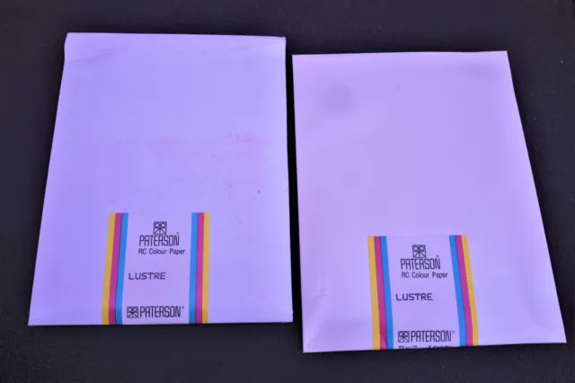 NUEVO Papel de Impresión en Color Paterson de Colección 2 PAQUETES SELLADOS Brillante 25 Hojas CADA UNO