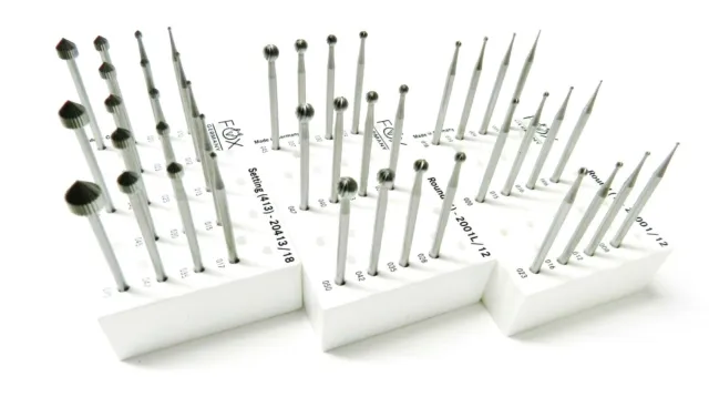 Jewelers Burs SET Round Ball Burs 005 - 5.0mm & Stone Setting Burs 010 - 7.0mm