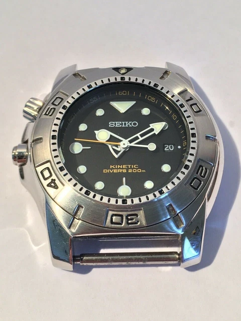 SEIKO SKA293 (5M62-0AY0) Big Boss Kinetic Diver In Excel Cond. £ -  PicClick UK