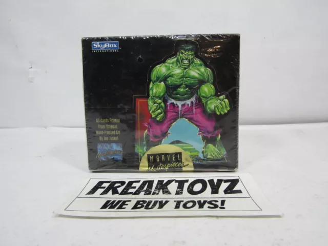 Marvel Masterpieces Collector Cards Factory SEALED BOX, SkyBox Interational 1992