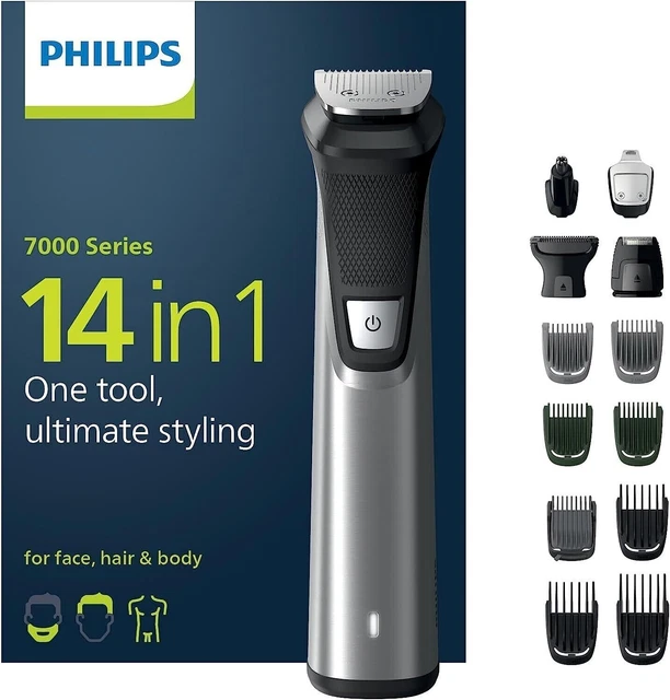 Philips Multigroom Series 7000 14-in-1 240V Haartrimmer (MG7720/15)