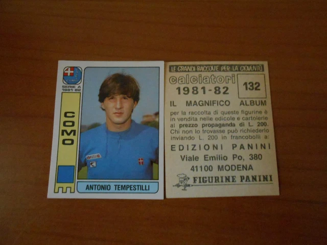 FIGURINA CALCIATORI PANINI 1981/82 - Nuova/New N.160 Manfrin - Genoa