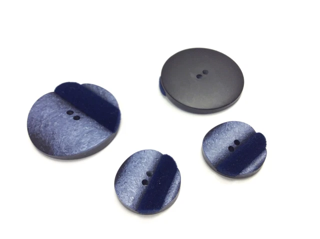 BOTTONE GIOIELLO NYLON Velluto Blu Cm 2,2 EUR 4,50 - PicClick FR