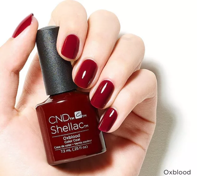 CND  shellac Gel Lack UV Nagellack Top Qalität Led  Oxblood Soak Polish Off