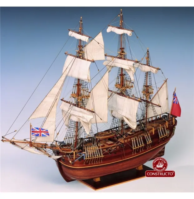 New Wooden Model Ship Kit By Constructo The Hms Endeavour England My Xxx Hot Girl