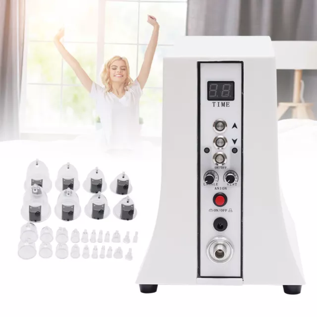 29 Cups 3000W Breast Enlargement Pump Lift Massager Butt Body Beauty Vacuum